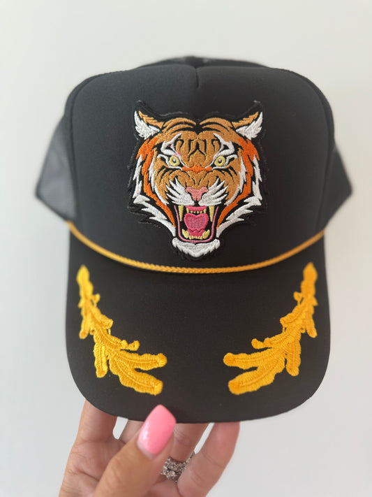 Black and Gold Tiger Trucker